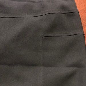 Black textured skirt